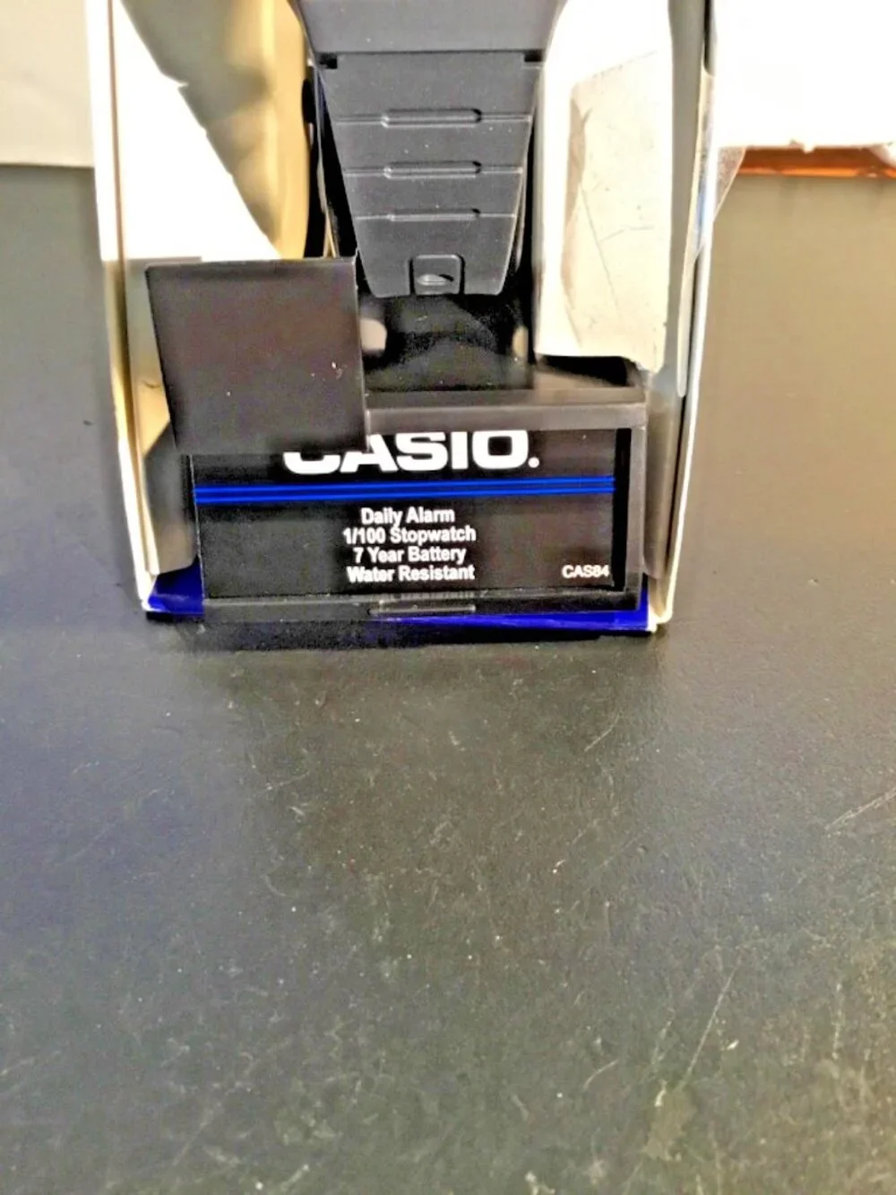 Casio F‑91W All Black – Vintage NOS – Box & Papers – Tested – Mint Condition